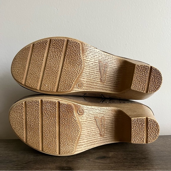 Dansko Maria Waterproof Taupe Leather Ankle Boots NIB – Women’s Size 37 / 6.5-7 - Picture 10 of 11